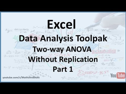 analyzing with a two way anova This function calculates anova for a two way randomized block experiment there are overall tests for differences between treatment means and between block means. analyzing with a two way anova This function calculates anova for a two way randomized block experiment there are overall tests for differences between treatment means and between block means.