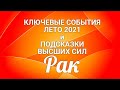 РАК☀❤. КЛЮЧЕВЫЕ СОБЫТИЯ. ЛЕТО 2021. Гороскоп Рак/Tarot Horoscope Cancer.