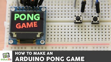 Arduino Game Project: Pong Game using an Arduino Uno and Color OLED display (SSD1331). Easy tutorial