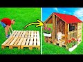 DIY DOG HOUSE WITH WOODEN PALLETS || 23 DIY Projects With Epoxy And Wood, Workshop Gadgets