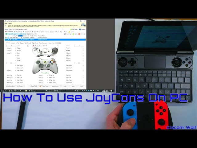 How to use JoyCons on PC with reWASD  Being used, Suggestion, Rocket  science