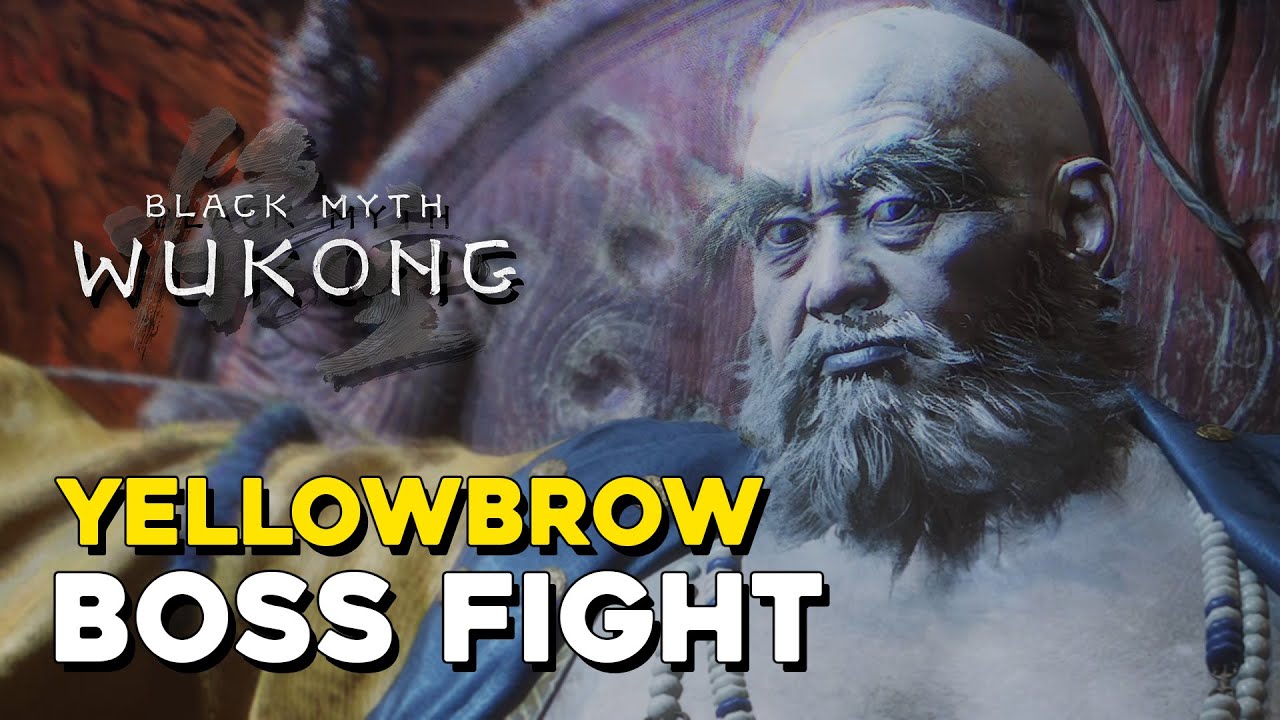 Yellow Bro Black Myth: Wukon Yellowbrow Boss Fight - YouTube
