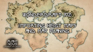 Importing height-maps to WONDERDRAFT!  and Planning  campaign maps