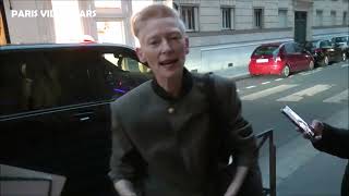 Tilda Swinton effortlessly chic in Chanel @ Paris 12 december 2025 for a book signing session at L7