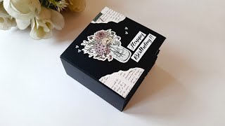 Beautiful Handmade Scrapbook For Birthday | Diy Scrapbook For Boyfriend | Scrapbook Ideas | Tutorial