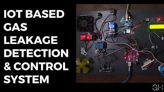 IoT Based Gas Leakage Detection & Control System using GSM Module | College Project