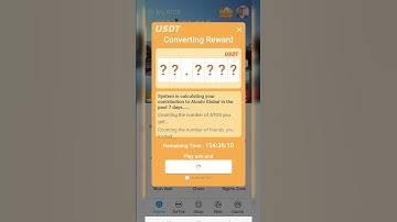 Nhận USDT hàng tuần với Atoshi