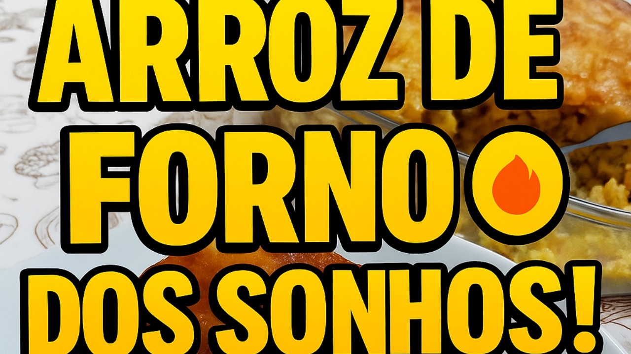 VOCÊ NUNCA VIU UM ARROZ DE FORNO ASSIM! 😱 SIMPLES, CREMOSO E DELICIOSO! 🍚🔥