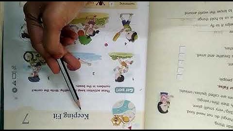 Class 1 Science Chapter 7 Keeping Fit