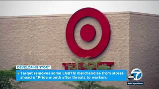 Target removes some LGBTQ+ merch from stores after workers threatened