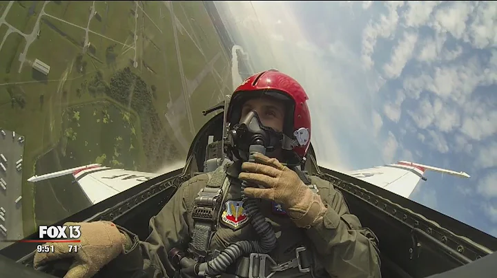 Walter Allen flies with the Thunderbirds
