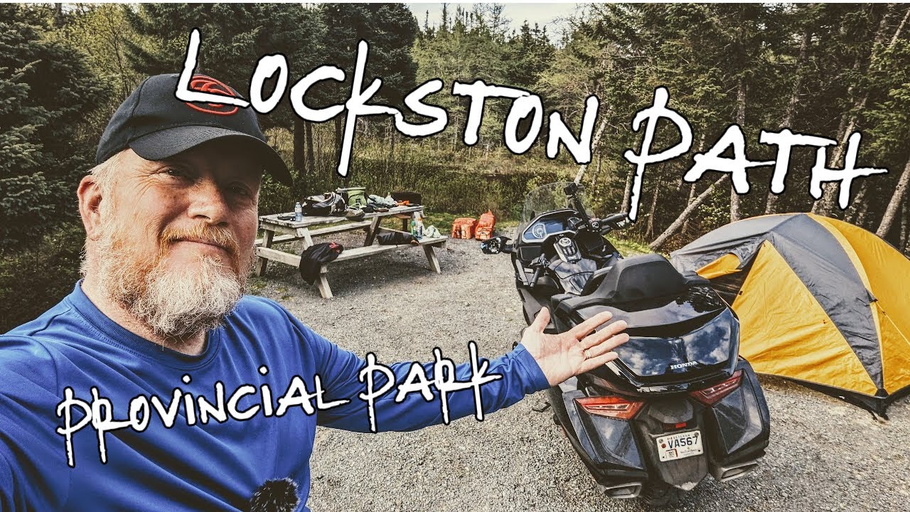 Motorcycle Camping at Lockston Path Provincial Park Near Bonavista