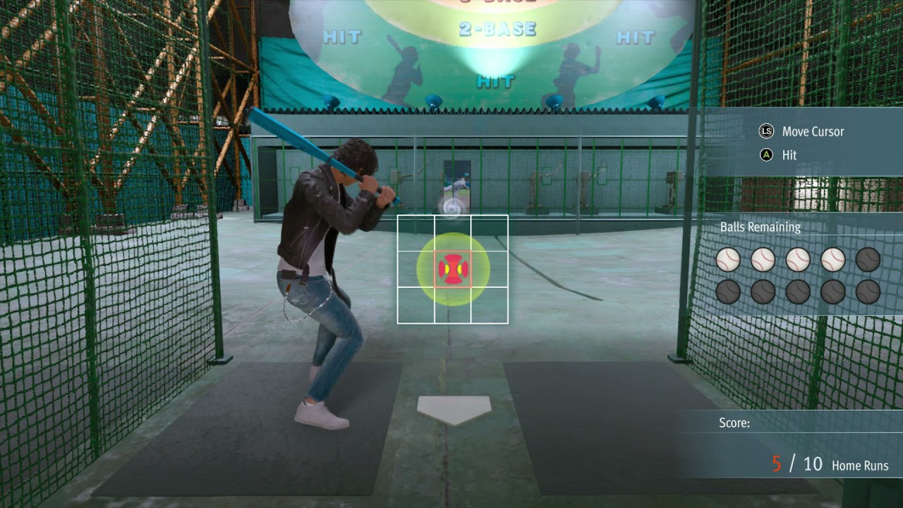 A Rank Titan of Tokyo Course Batting Mini Game Lost Judgement Guide