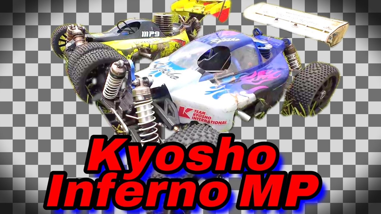 Kyoshoエンジンで「遊びのレース」 InfernoMP9 MP777 】 - YouTube