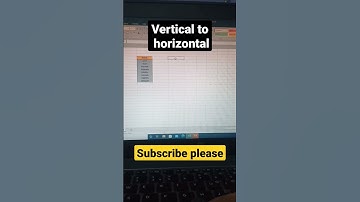 vertical to horizontal in excel #exceltutorial #excel #exceltips #excelformula