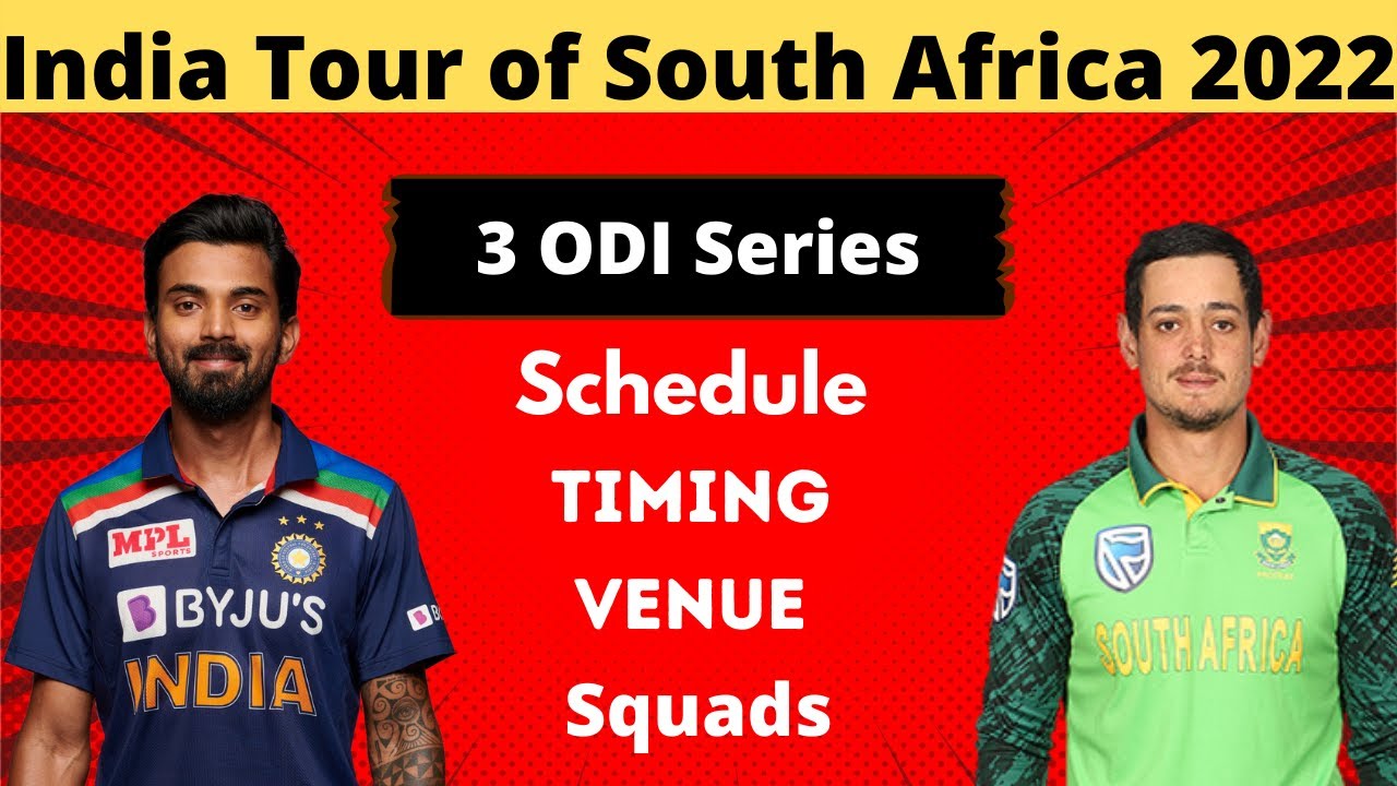 India vs South Africa ODI Series 2022 | Ind vs Sa 2022 3 ODI Series