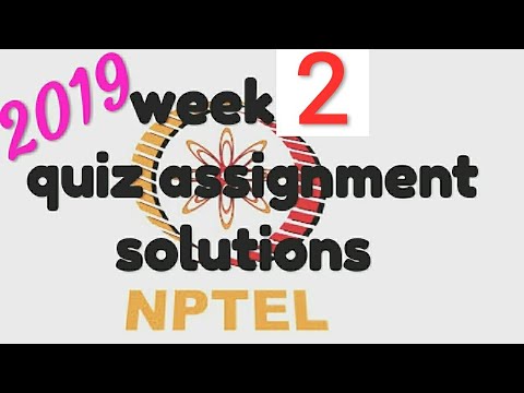 NPTEL | The Joy of Computing using Python | Week 2 | Quiz Solution|