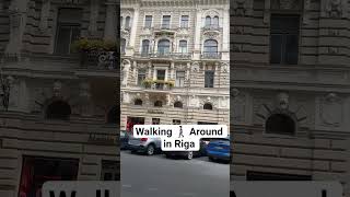 Walking Around In Riga Latvia