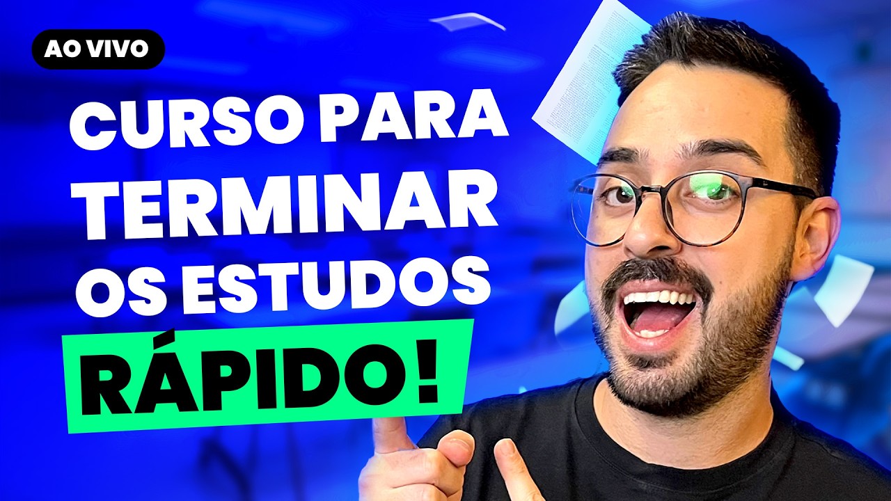 CURSO PARA TERMINAR OS ESTUDOS RÁPIDO