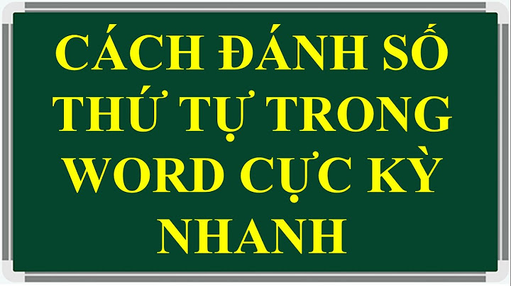 Cách mở thước trong Word