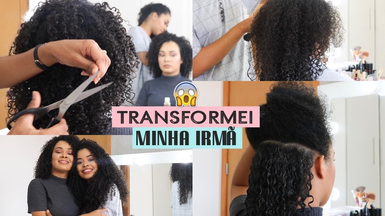 TRANSFORMEI MINHA IRMÃ NA TRANSIÇÃO CAPILAR E OLHA NO QUE DEU! por Daniela Santos