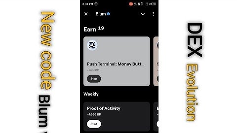 DEX Evolution new blum verify code || new Blum Crypto verify code today