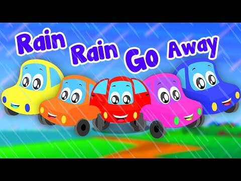 Дождь, дождь уходит песню | Детские стишки | Rain Rain Go Away