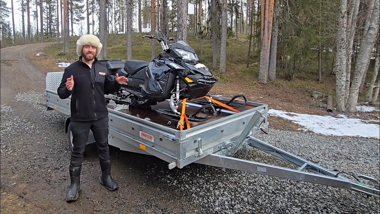 Neptun-trailers Laweta / Multi N7-380 m18r GN222A skotervagn genomgång.