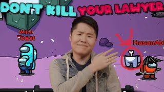 Don&#39;t &#39;&#39;KILL&#39;&#39; your Lawyer | Toast the Witch and Hassan teams-up ft. Sykkuno, Valkyrae, Corpse, Lily