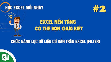Chức Năng Lọc Dữ Liệu Cơ Bản Trên Excel (Filter)