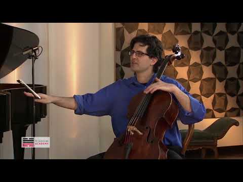 CELLO MASTERCLASS AMIT PELED ELGAR CELLO CONCERTO - 1st Mov