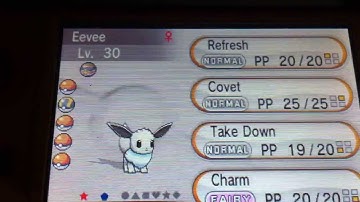 4th Shiny Eevee!!! Pokemon X and Y