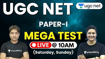 UGC NET 2020 (Paper-1) | Mega Test by Aditi Ma