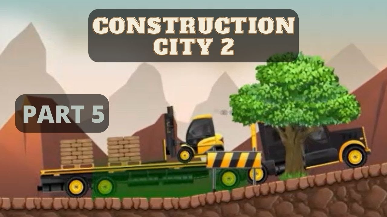 Truk Trailer Forklift, Construction City 2 Gameplay constructioncity2