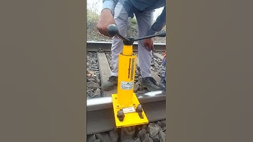 Toe load measuring device #indianrailways