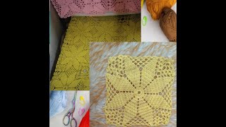 Tutorial Crochet Pattern Tablecover/Kait Alas Meja Part 1