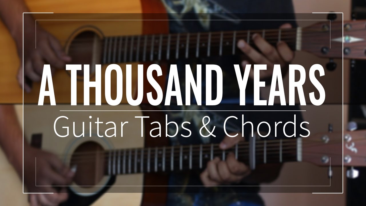 A Thousand Years | Christina Perri Guitar Tabs (Lead) & Chords
