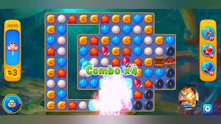 фишдом 2022 # 10545 уровень - прохождение без бустеров # Fishdom,  10545  level - no Boosters.