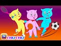 Three little kittens played games at rio  nursery rhymes by cutians  the cute kittens  chuchu tv