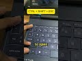 Open Task Manager Instantly! 🚀 | Ctrl + Shift + Esc | #Day14 #shorts