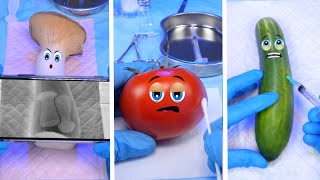 Food Surgery C Section The birth of a baby My best operations #1 #fruitsurgery