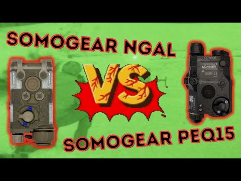 個人装備 somogear ngal peq15 la23 unity tactical SomoGear NGAL Illuminator Aiming Laser IR Laser