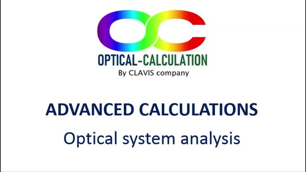 Quick view of how OPTICALCALCULATION works (old) YouTube