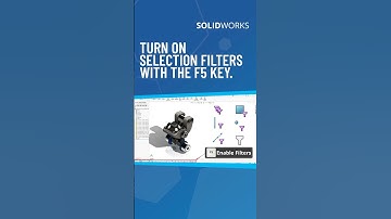 Turn on Filters: Tip of the Week! #5 | #TechTip #SOLIDWORKS #shorts #shortcuts #filters #cadtraining