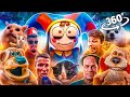 The amazing digital circus theme but memes sing it  360 vr