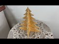 Como de cerámica, Arbolito navideño, Navidad 2023, Cristales de acrílico, Diy, Adornos navideños