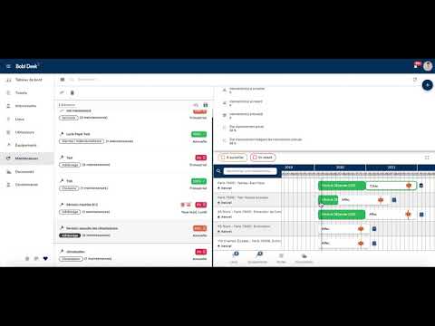 Découvrir le module maintenance - Bob Desk