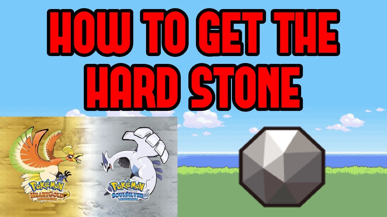 How to Get the Hard Stone in Pokemon Heartgold/Soulsilver YouTube