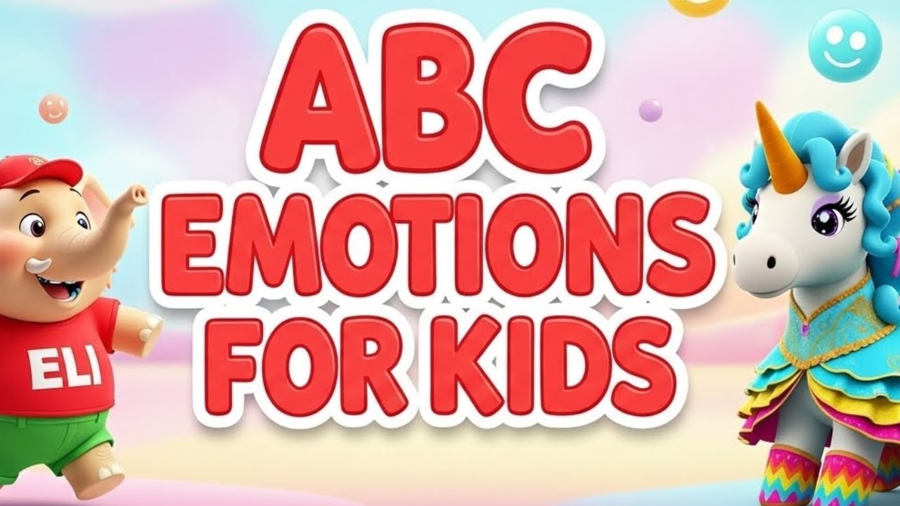 ABC Emotions for Kids | Learn Feelings A to Z with Elephant ELI & Unicorn | ABC Spotlight