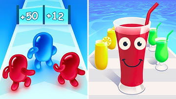 Juice Run V/s Join Blob Clash 3D || BrainStorm Walkthrough || Max Gameplay ||  EP-0382